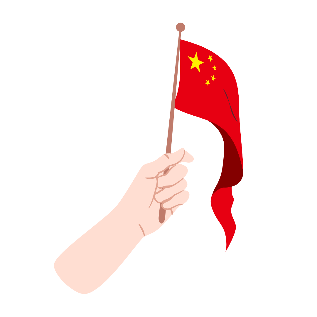 chinese flag, Cantonese Chinese